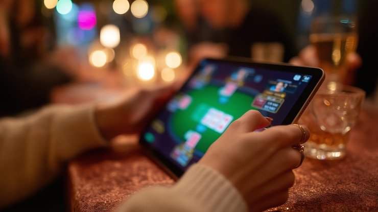Filipino player accessing the 1410 Jackpot section on a smartphone in the Philippines